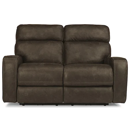 Power Reclining Loveseat with USB Port and Power Adjustable Headrest